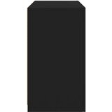 vidaXL Komoda z LED lučkami črna 60,5x37x67 cm | Shoptok.si