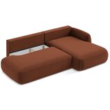 Makamii Sklopiva kutna garnitura boja terakote (s desnim kutom/s ležaljkom) Hale – | shoptok.hr