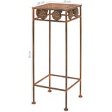  3-dijelni set stalaka za biljke od metala starinski stil boja hrđe | shoptok.hr