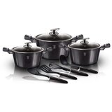 Shumee set lončkov za premazovanje granitova 10 el. berlinger haus carbon pro BH-6919, (21384647) Cene