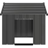  Kućica za pse s krovom 85x107x81 cm pocinčani čelik | shoptok.hr