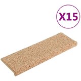  Tepisi za stepenice 15 kom 65x21x4 cm zlatni | shoptok.hr