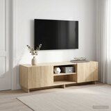  TV stalak 140 x 34,5 x 40 cm Hrast sonoma Konstruirano drvo Cijene