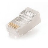 Gembird PLUG5SP/100 shielded modular 30u gold plated LAN konektor RJ45 (pakovanje 100 kom) | ePonuda.com