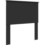  Krevetna konstrukcija Crna 90 x 190 cm Čvrsto borovo drvo | shoptok.hr