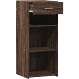  Komoda smeđa boja hrasta 40 x 42,5 x 93 cm konstruirano drvo | shoptok.hr