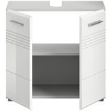 XXXL Omarica Za Pod Umivalnik Copa, Sivo/bela - Sijaj | Shoptok.si