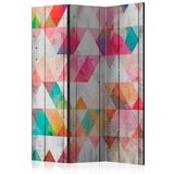  Paravan u 3 dijela - Rainbow Triangles [Room Dividers] 135x172 Cijene