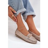 S. BARSKI Glitter Flat Moccasins Made Of Natural Leather D&A | Shoptok.si