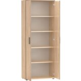 Kondela Omara, s policami, z dvojnimi vrati, hrast artisan, SERVO TYP 1 | Shoptok.si