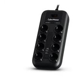 Cyberpower Produžni kabl sa prenaponskom zaštitom P0820SUF0-DE 8xŠuko/2xUSB/1,8m u