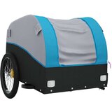  Kolesarska tovorna prikolica črna in modra 45 kg žele | Shoptok.si