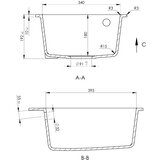Sandonna sudopera vesta crna mat 400x500/190 mm | ePonuda.com