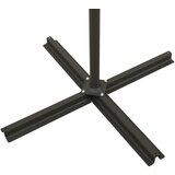  Konzolni suncobran sa stupom i LED svjetlima 300 cm antracit | shoptok.hr