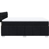  Krevet s oprugama i madracem crni 140 x 190 cm od tkanine | shoptok.hr