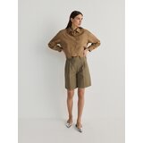 Reserved - Nabrane kratke hlače - zelena | shoptok.hr