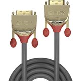 Lindy DVI priključni kabel DVI-D 24+1-polni utikač, DVI-D 24+1-polni utikač 5.00 m siva 36204 DVI kabel Cijene