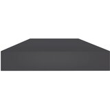 Police za knjige 8 kom sive 80 x 10 x 1,5 cm od iverice | shoptok.hr