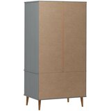 Ormar MOLDE sivi 90 x 55 x 175 cm od masivne borovine | shoptok.hr