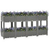  Visoka greda 160x40x71 cm polipropilen, (20981592) | Shoptok.si