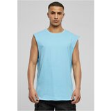 UC Men Baltic blue sleeveless t-shirt with open brim Cene