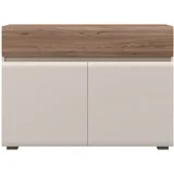 KOMODA K21/IC - kolekcija Invictus - Kašmir mat lak/Tobacco/Kašmir - 118x86x45 cm