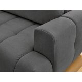 Bobochic Paris Tamno siva sklopiva/s prostorom za odlaganje kutna garnitura (s lijevim kutom/u obliku slova L) Fuji – | shoptok.hr