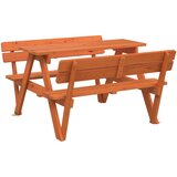  Stol za piknik za 4 djece sa suncobranom od masivne jelovine | Eponuda.com