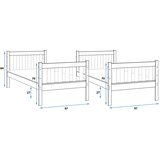  Krevet BMS Kacper na kat 190x90 cm, PINE | shoptok.hr