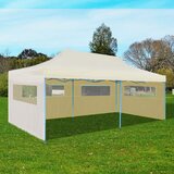 vidaXL Zložljiv pop-up vrtni šotor 3 x 6 m krem Cene