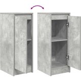  Komoda siva boja betona 29,5x34x76 cm od konstruiranog drva | shoptok.hr