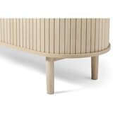 Unique Furniture Komoda u dekoru hrasta s kliznim vratima u prirodnoj boji 140x76x45 cm Meta – | shoptok.hr