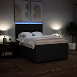  Krevet s oprugama i madracem crni 140x200 cm od tkanine | shoptok.hr