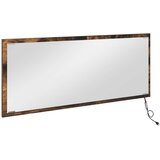 vidaXL led ogledalo za kopalnico dimenzij 90x8,5x37 cm iz inženirskega lesa v dimljeni hrasti | Shoptok.si