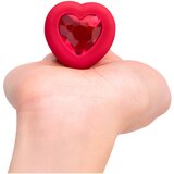 b-Vibe heart - punjivi, radio analni vibrator (crveni) | shoptok.hr