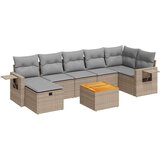 vidaXL 8-dijelni set vrtnih sofa od poliratana s jastucima bež | shoptok.hr