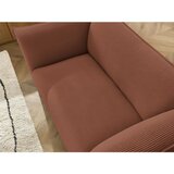 Bobochic Paris Oranžna sedežna garnitura iz rebrastega žameta 170 cm Giorgia – | Shoptok.si