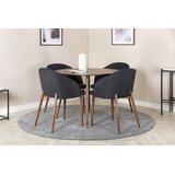 Venture Home Plaza okrugli blagovaonski stol ⌀100 cm, boja oraha | shoptok.hr