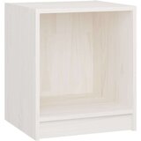 vidaXL Nočna omarica 2 kosa bela 35,5x33,5x41,5 cm trdna borovina | Shoptok.si