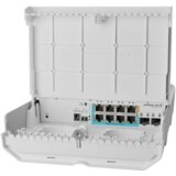 MikroTik netPower Lite 7R 8x1000Mbps + 2x10Gbps SFP+, zunanji - CSS610-1GI-7R-2S+OUT Cene