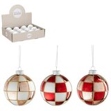  kuglice za božićno drvce (raznobojno, staklo, 1 kom., promjer: 8 cm) | shoptok.hr