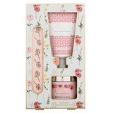 Baylis & Harding Royale Garden Luxury Manicure Set set: krema za roke Royale Garden Rose, Poppy & Vanilla 50 ml + mineralna sol Royale Garden Rose, Poppy & Vanilla 70 g + pilica za nohte za ženske | Shoptok.si
