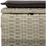 vidaXL 6-dijelni set vrtnih sofa od poliratana s jastucima svjetlosivi | shoptok.hr