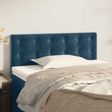  Uzglavlje tamnoplavo 80 x 5 x 78/88 cm baršunasto | shoptok.hr