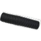 vidaXL Heksagonalna ograja Siva 0,4x10 m Jeklo, (22086557) | Shoptok.si