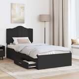  Okvir za krevet Crna 75 x 190 cm Konstruirano drvo | shoptok.hr