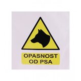 Master Naljepnica OPASNOST OD PSA 10x10cm M50887 Cijene