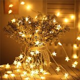 Tutumi Led Garland Božićne lampice Zlatne zvijezde 391020 | shoptok.hr