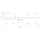 Globo 57385-4 - LED spot svetiljka KINLEY 4xGU10/3W/230V | Eponuda.com