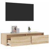 TV ormarić s LED svjetlima boja hrasta sonome 100X35,5x25 cm | shoptok.hr